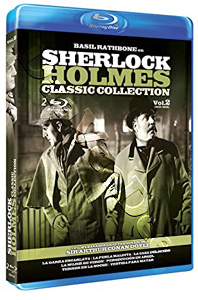 Sherlock Holmes Classic Collection |Volume 2 | The Scarlet Claw /  The Pearl of Death / The House of Fear / The Woman in Green / Pursuit to Algiers / Terror by Night / Dressed to Kill  |   Blu-Ray